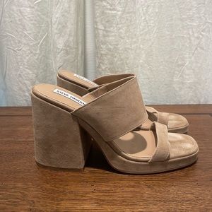 Steve Madden 9.5 Vickey Sand Block Heel